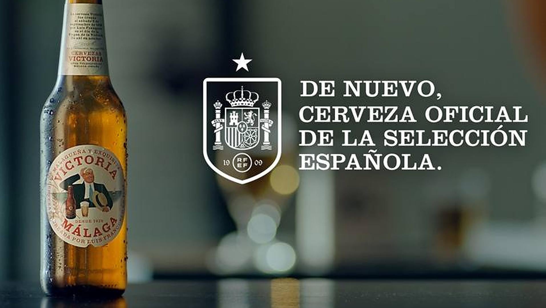 Malagabased Victoria beer is official sponsor of Spain's national